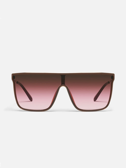 Nightfall Remixed Sunnies in Dark Brown & Rouge Gold