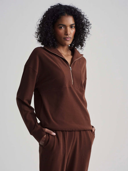 Masie Longline Sweat in Lily Pad