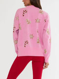 Callie Sweater in Pink Milk & Cookies