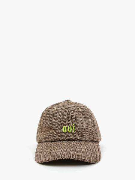 Denim Baseball Hat in Bon Vivant Faded Black & Mint