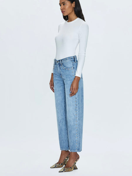 Lexi Studded Jean in Satellite