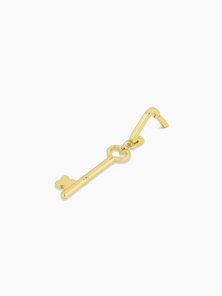 Heart Key Statement Charm