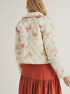 Lovey Dovey Quilted Jacket in Blush