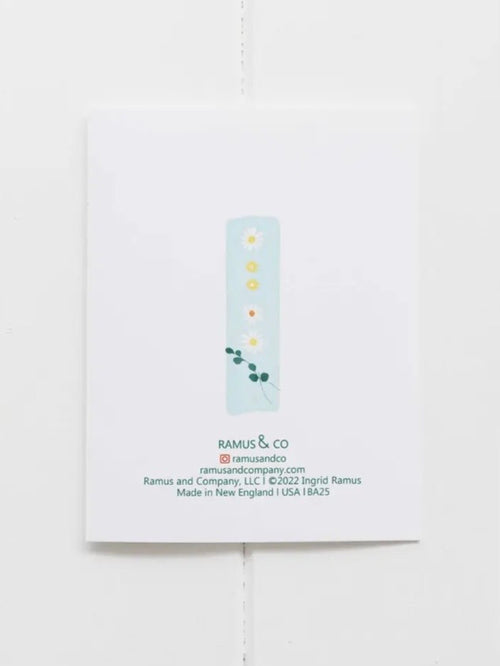 Birth Month Flowers Card