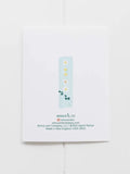 Birth Month Flowers Card