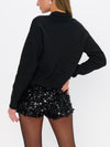 Maggie Cardigan in Black Knit