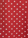 Pretty In Polka Dots Dress in Red