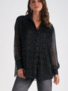 Subtle Shimmer Blouse in Black