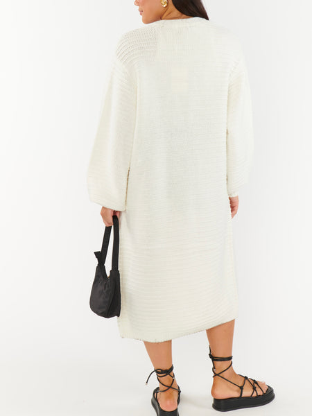 Unwind Cardigan in Buttercream Knit
