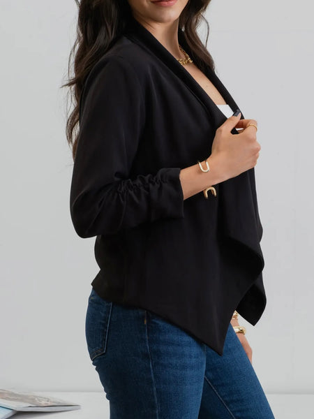 Ask The Boss Blazer in Black