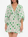 Hadley Mini Dress in Coastal Collage