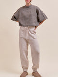 MOCKtauk Will Never Be The Same Sweater in Charcoal Brown