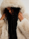 Louder Please Fur in Ivory