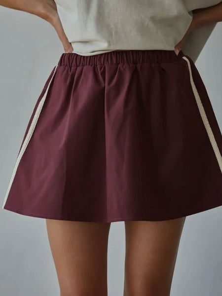 Full Port Skirt in Wine