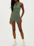 Olina Romper in Queen Palm Waffle