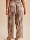 Outfit Check Barrel Pant in Mocha