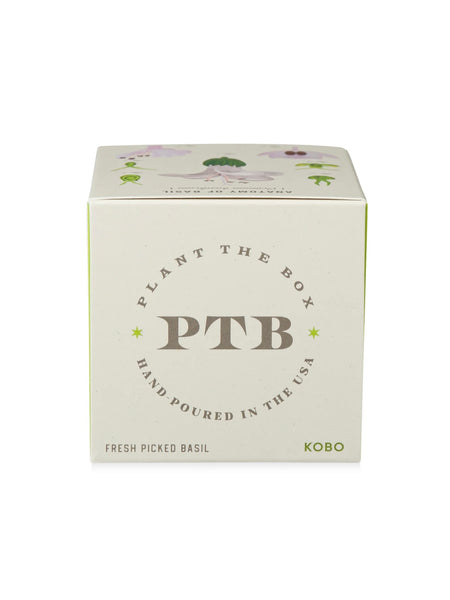 Plant The Box Candle in Fresh Picked Basil