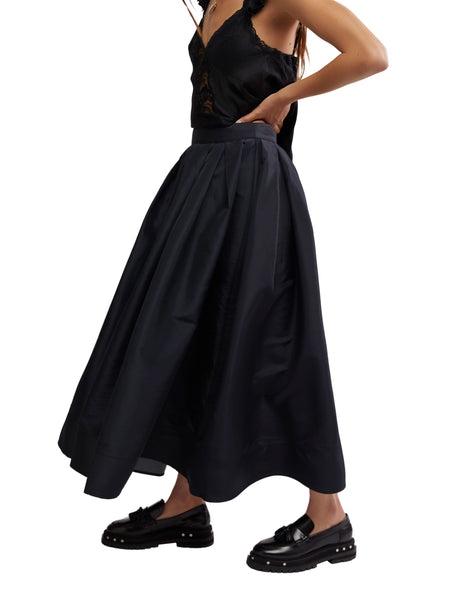 Emilia Full Skirt in Black