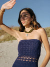 Lucid Glass Bold Necklace in Sage