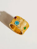 Thierry Vintage Stone Ring in Multi