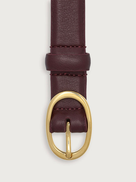 Luelle Belt Leather in Decadent Chocolate