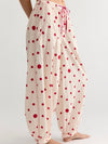 On Repeat PJ Pant in Ivory Combo Dots