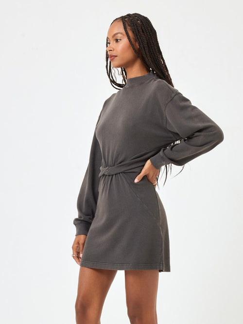 Asher Dress in Ash