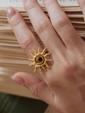 Hawthorne Tiger Eye Sun Ring