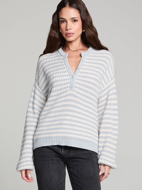 Leilani Sweater in Sky Stripe