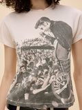 Sun Records X Elvis In Concert Vintage Tee in Dirty White