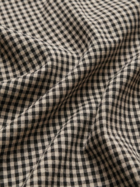 Brooke Gingham Skirt in Black