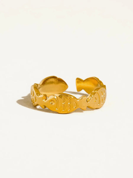 Livia Fish Open Ring