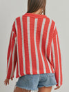 A Right To Cardi Sweater in Red