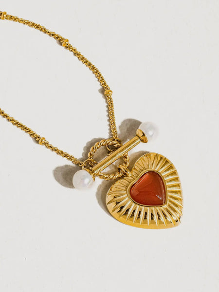 Havana Vintage Heart Necklace