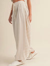 Seal The Deal Stripe Pants in Taupe