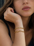Kennedy Sculptural Wave Bangle
