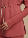 Ethel Cinch Waist Sweat in Mauvewood