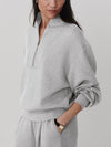 Davidson Sweat in Light Grey Marl