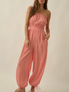 Take Me To Tennessee Jumpsuit in Red Gingham