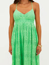 Ruthie Dress in Palm Eyelet