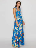 Best In Brazil Maxi Dress in Blue