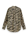 Animal Print Relaxed Fit Shirt in Tiger