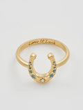 Lucky In Love Horseshoe Ring