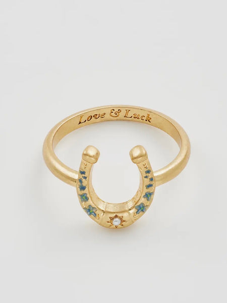 Lucky In Love Horseshoe Ring