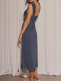 Deep Blue Sea Maxi Dress in Navy