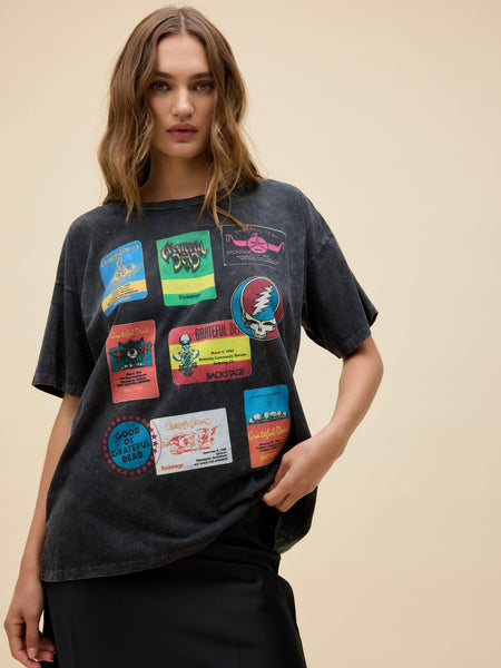 Elton John Yellow Brick Road Cut Off Sweatshirt in Dark Cherry