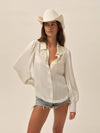 Debbie Button Up in Cream