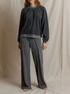 Oversized Ziggy Sweatshirt in Dark Heather Grey