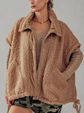 Teddy Vest in Taupe