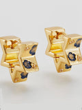 Larkspur Huggie Earrings